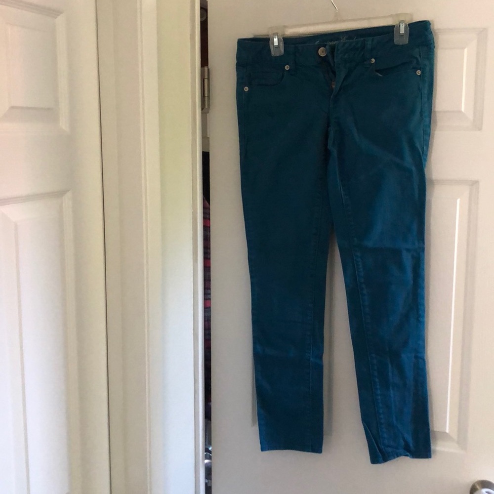 American Eagle Teal Jeans